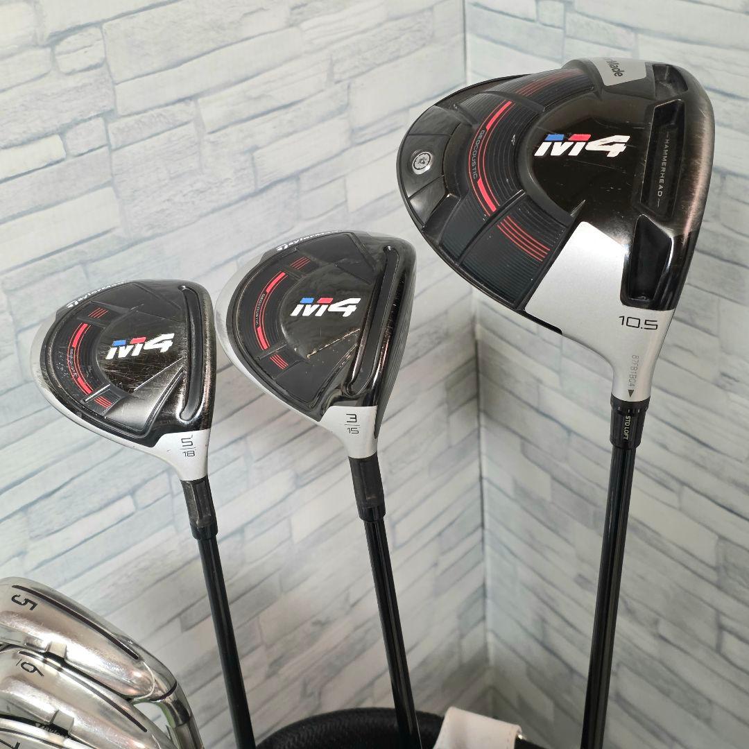 テーラーメイド M4 ゴルフクラブ メンズセット フルセット S 右利き 入門