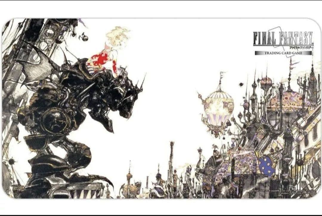 新品 ファイナルファンタジー6 FF6 FFVI プレイマット 街 天野喜孝