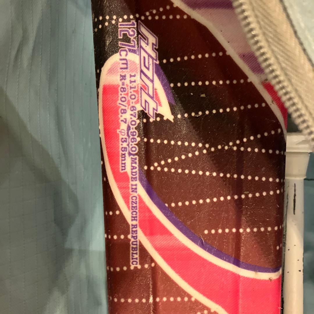 Hartスキーセット ピンク/ホワイト127センチ