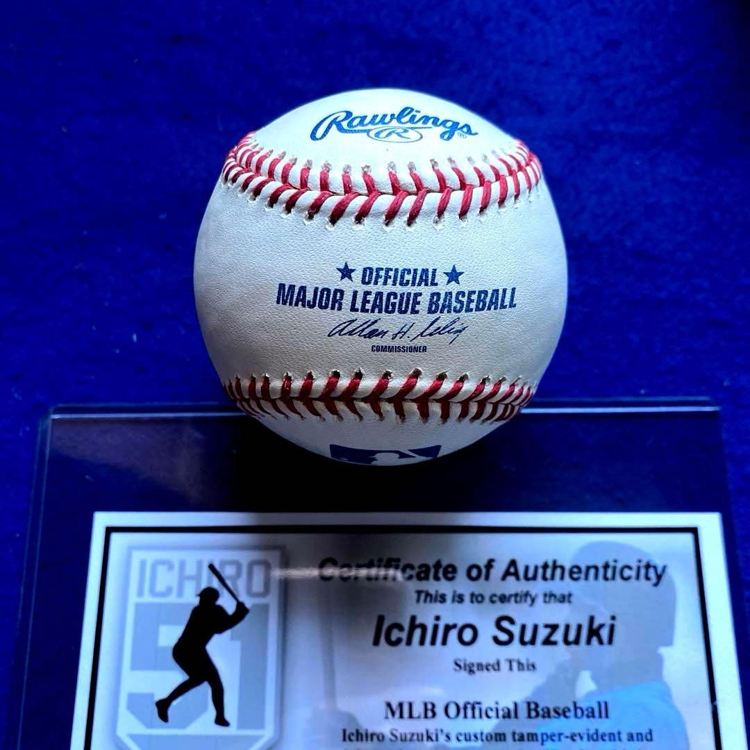 【歴代最多安打】　イチロー　& ピート・ローズ　直筆サインボール　証明書