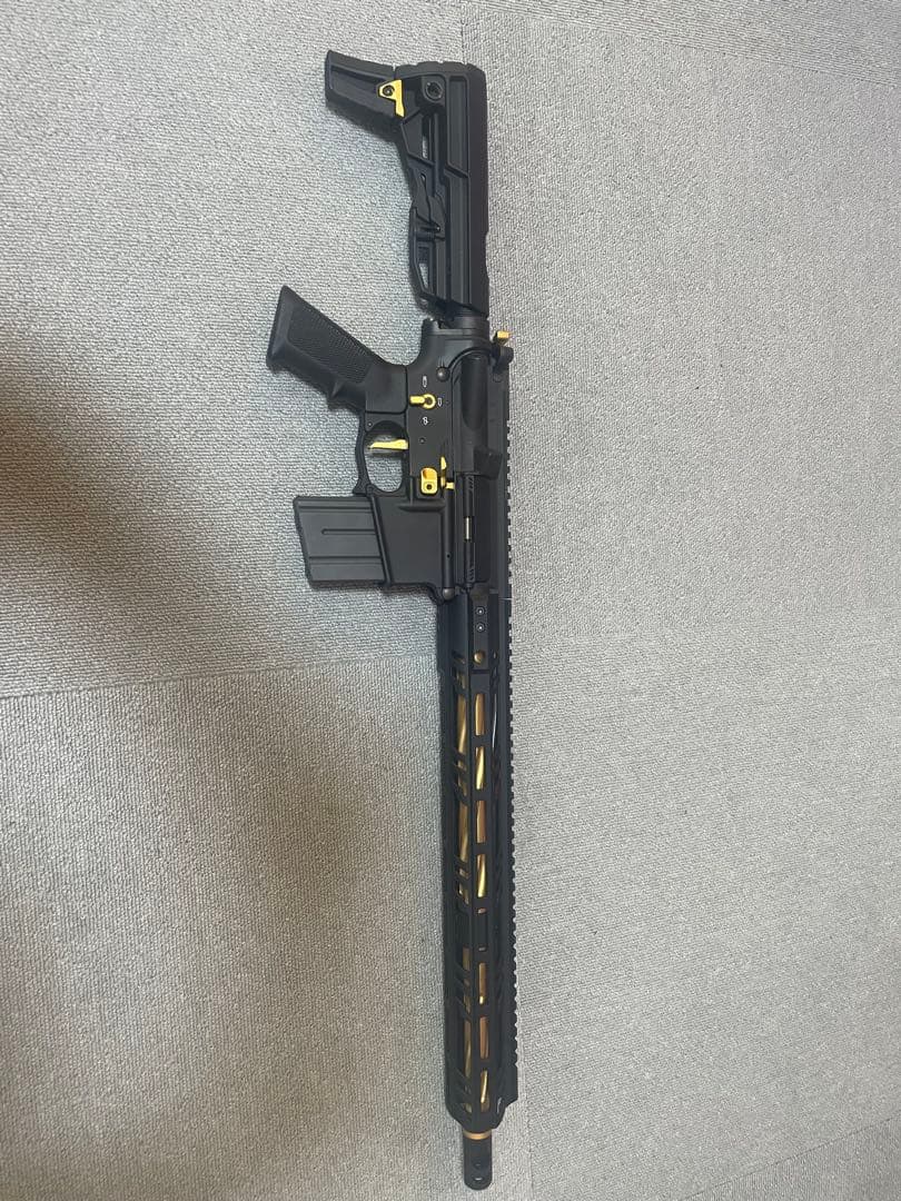 東京マルイMTR16 ガスガン ブラック/ゴールド