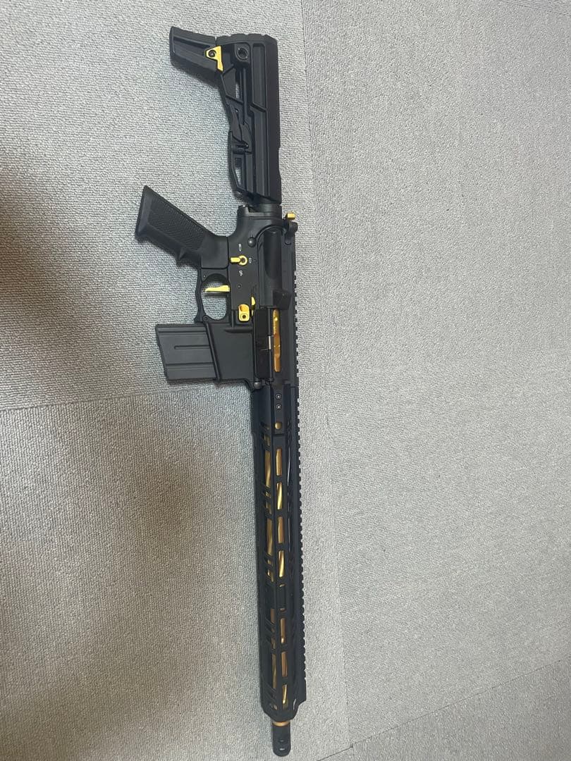 東京マルイMTR16 ガスガン ブラック/ゴールド