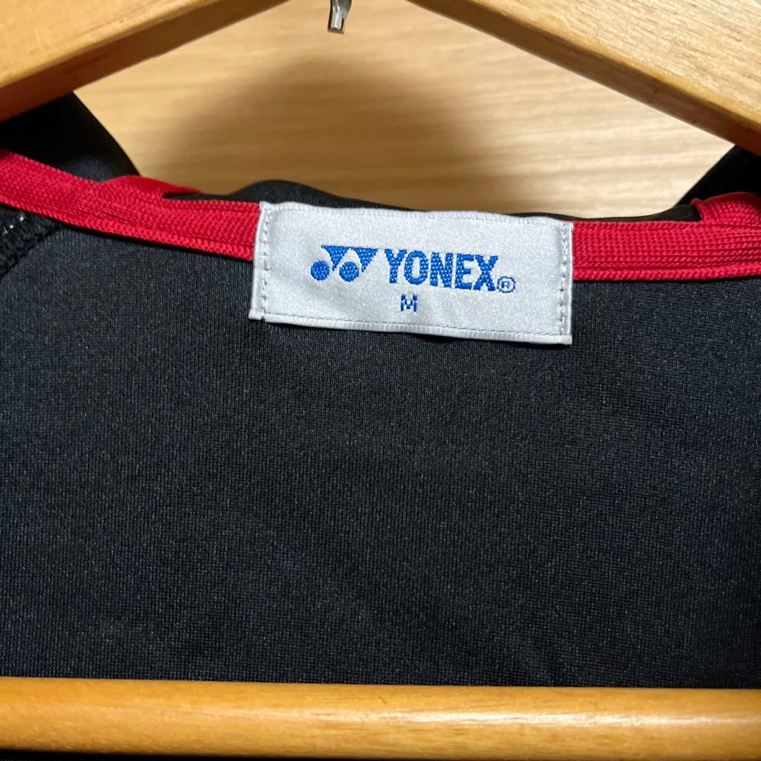 新品　YONEX ユニ　スウェットパーカー　ジッパー付き　M ブラック