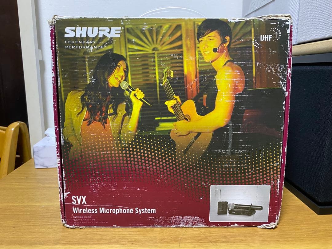 動作確認済 SHURE　ワイアレスマイクシステム 　SVX24/PG28