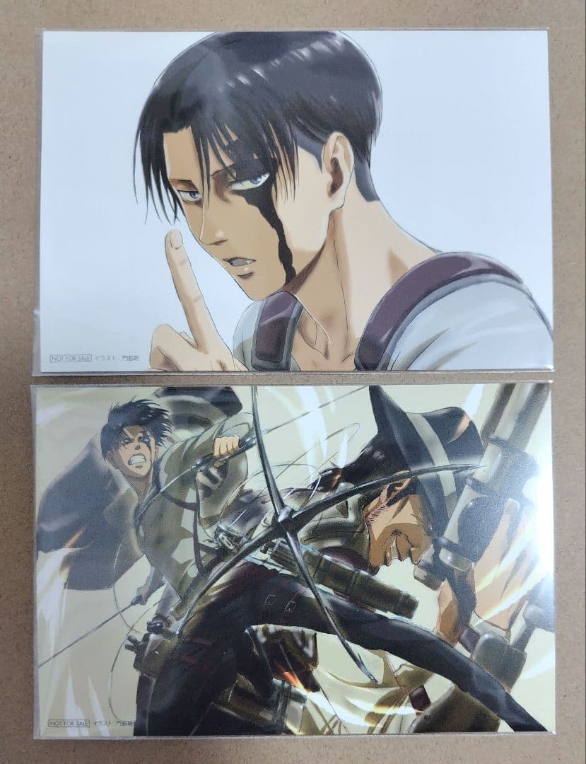 進撃の巨人 WIT STUDIO アニメイト 特典 ポストカード リヴァイ