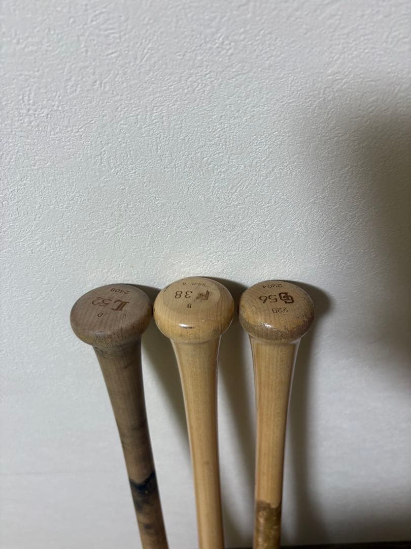 木製バット4本セット Mizuno ZETT