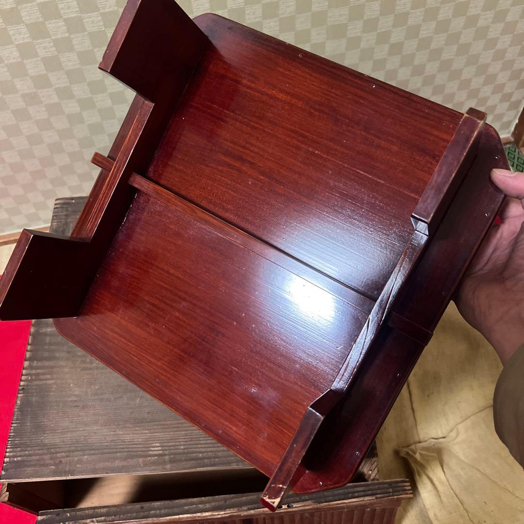 古美術　三井家伝来　嘉永元年箱書　春慶杯台