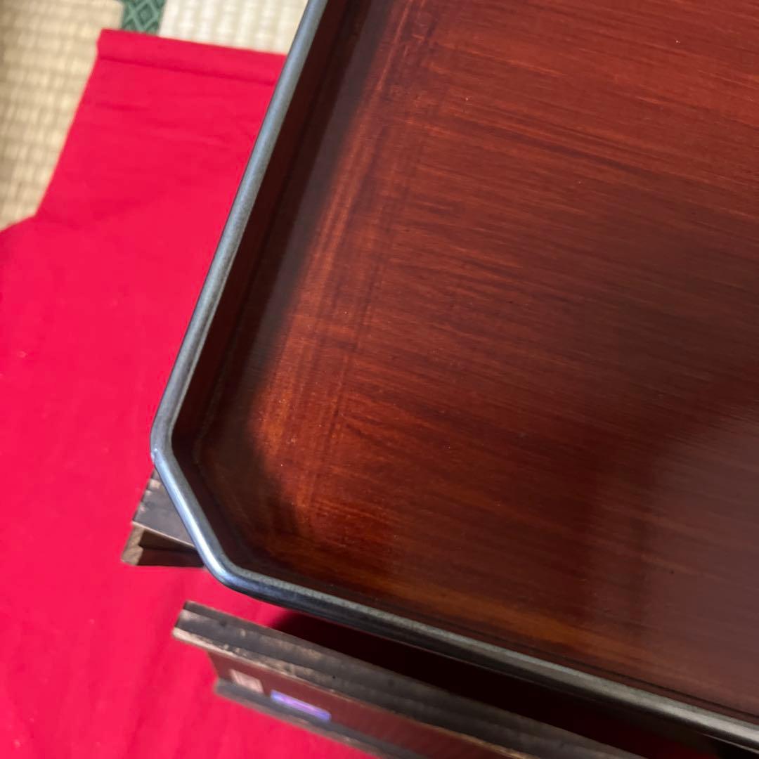 古美術　三井家伝来　嘉永元年箱書　春慶杯台