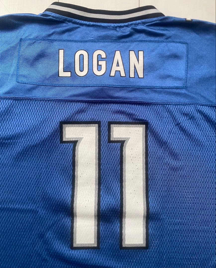 美品 NFL LIONS ユニフォーム jersey ゲーム シャツ XL 11