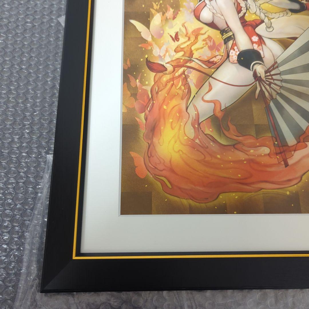 【希少・美品】不知火舞 A3複製原画 KOF XV　SNKオフィシャルプロダクト