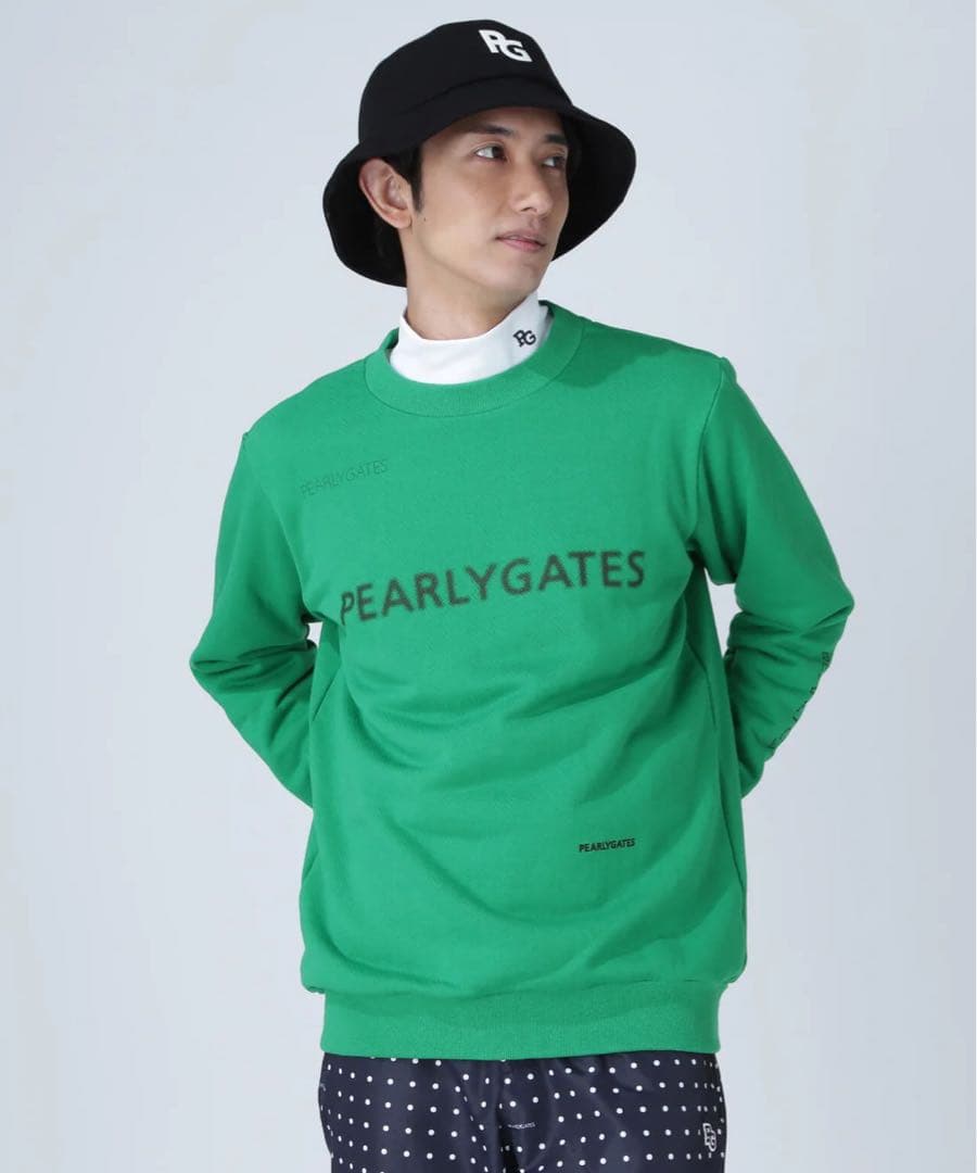 パーリーゲイツ　新品　5号　グリーン　トレーナー