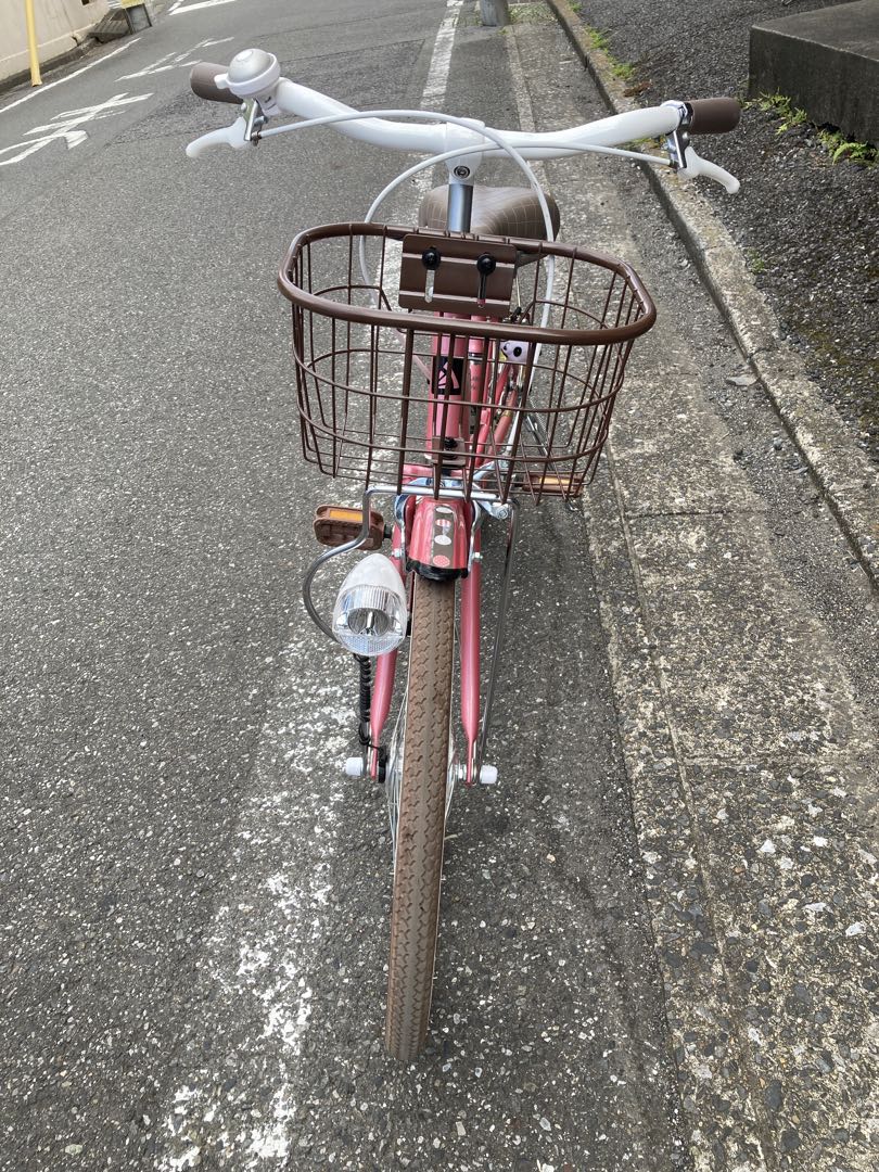 自転車 ヘルメット・補助輪付き（女の子用） ⚠️直接取引（埼玉・川口）or 着払