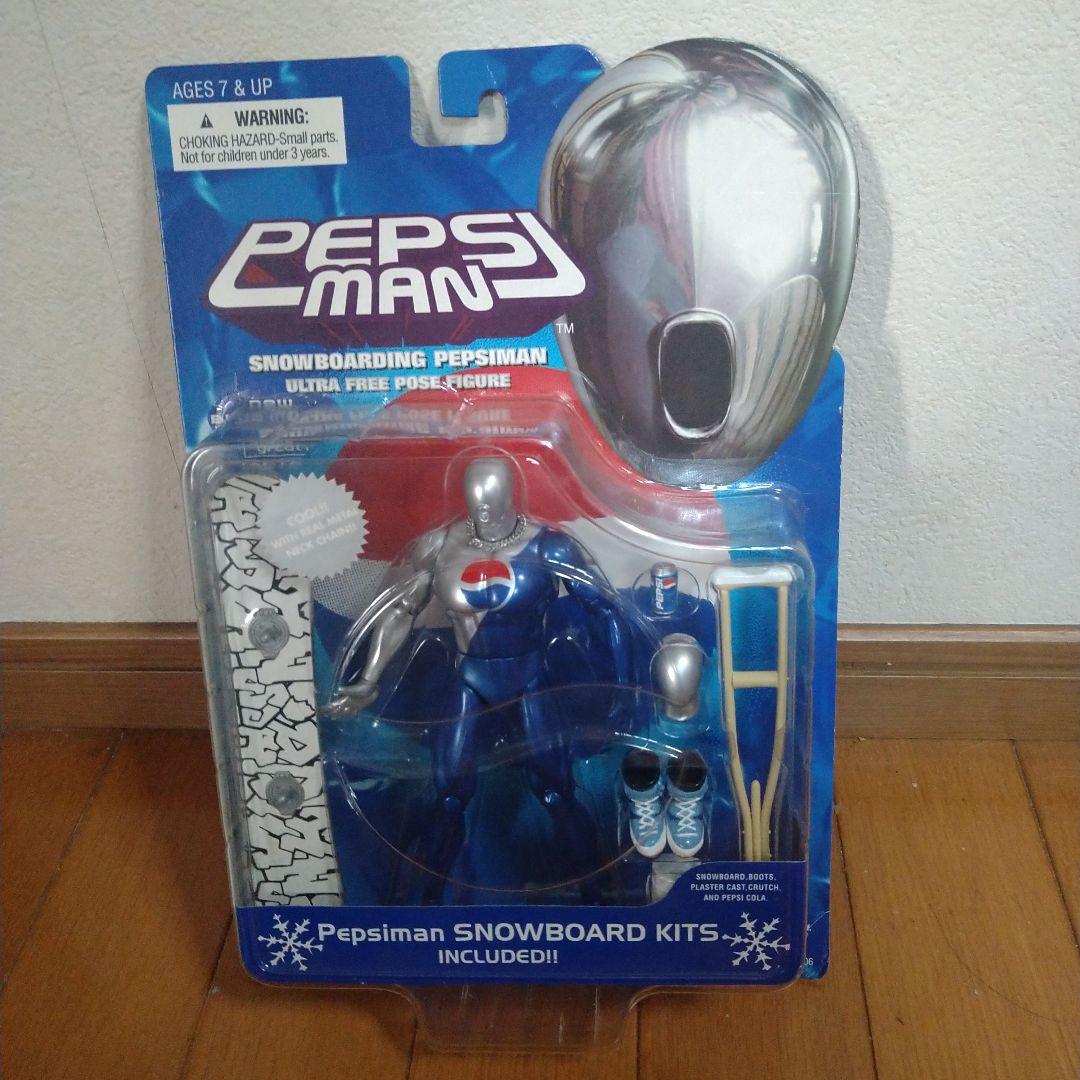 ペプシマン　 ブルー　ウルトラフリーポーズ　フィギュア