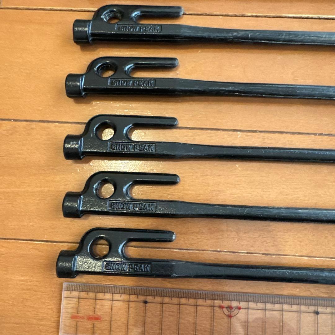 スノーピーク　 peak　ペグハンマー&ソリッドステーク30を12本