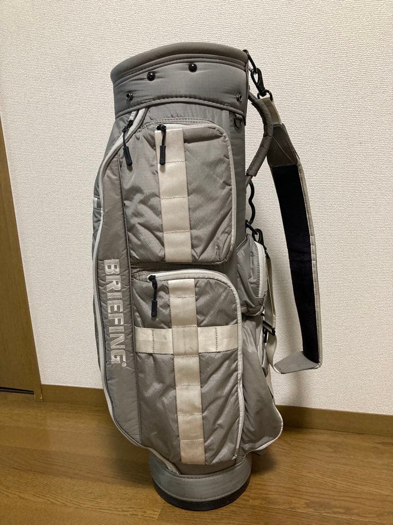 BRIEFING ブリーフィング キャディバッグ CR-6 グレー シルバー