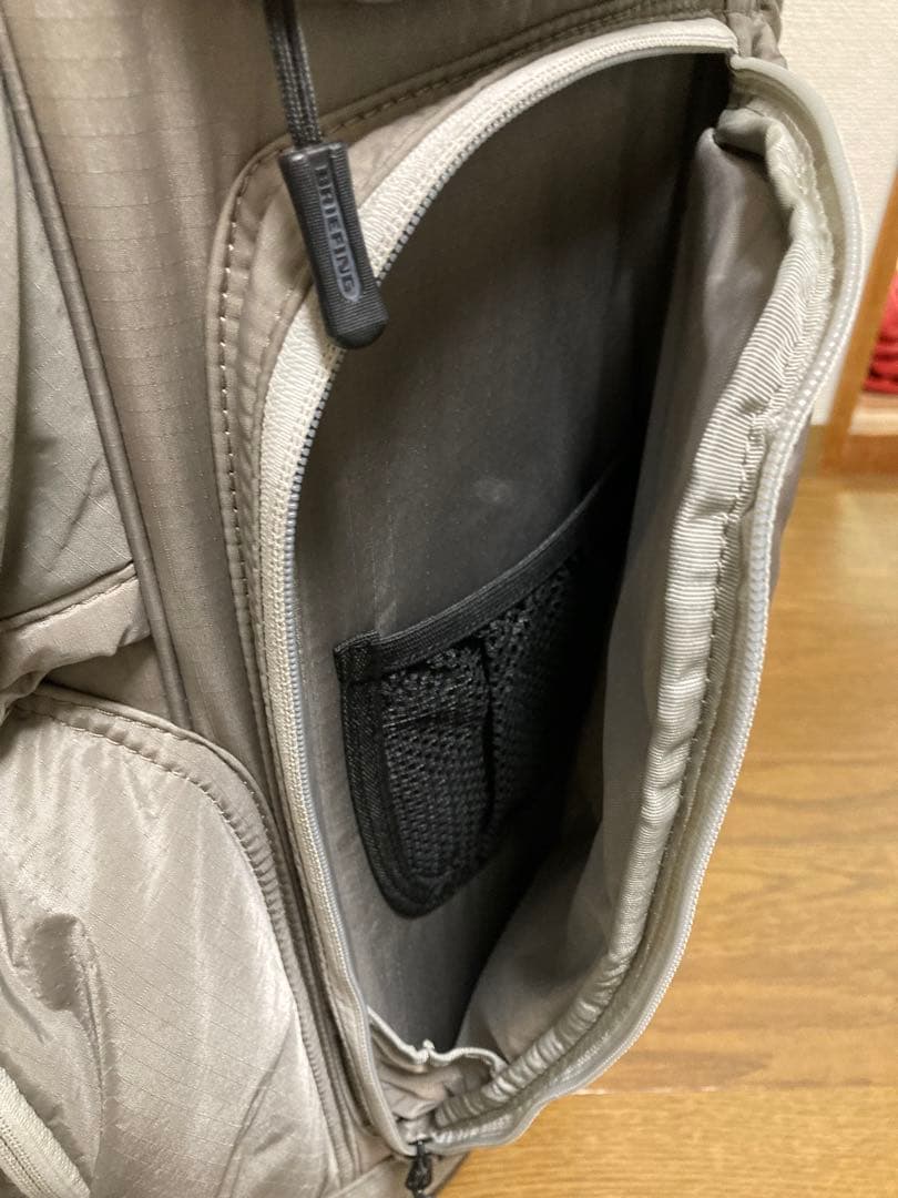 BRIEFING ブリーフィング キャディバッグ CR-6 グレー シルバー