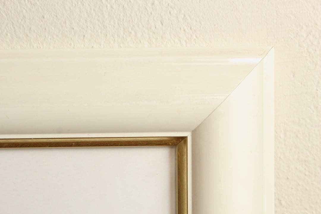 No5055 額装　金謙伊　コスモス　油彩　大作　直筆サイン　風景画　送料無料