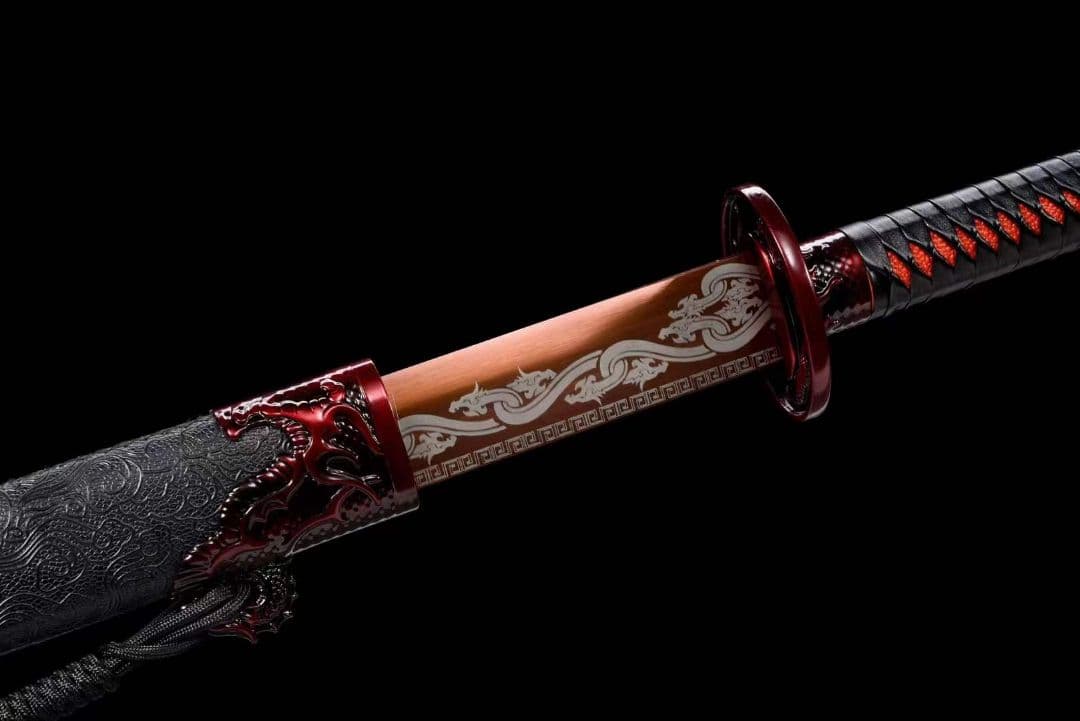 『炎竜唐横刀』古兵器 武具　刀装具　日本刀　模造刀 居合刀 長尺