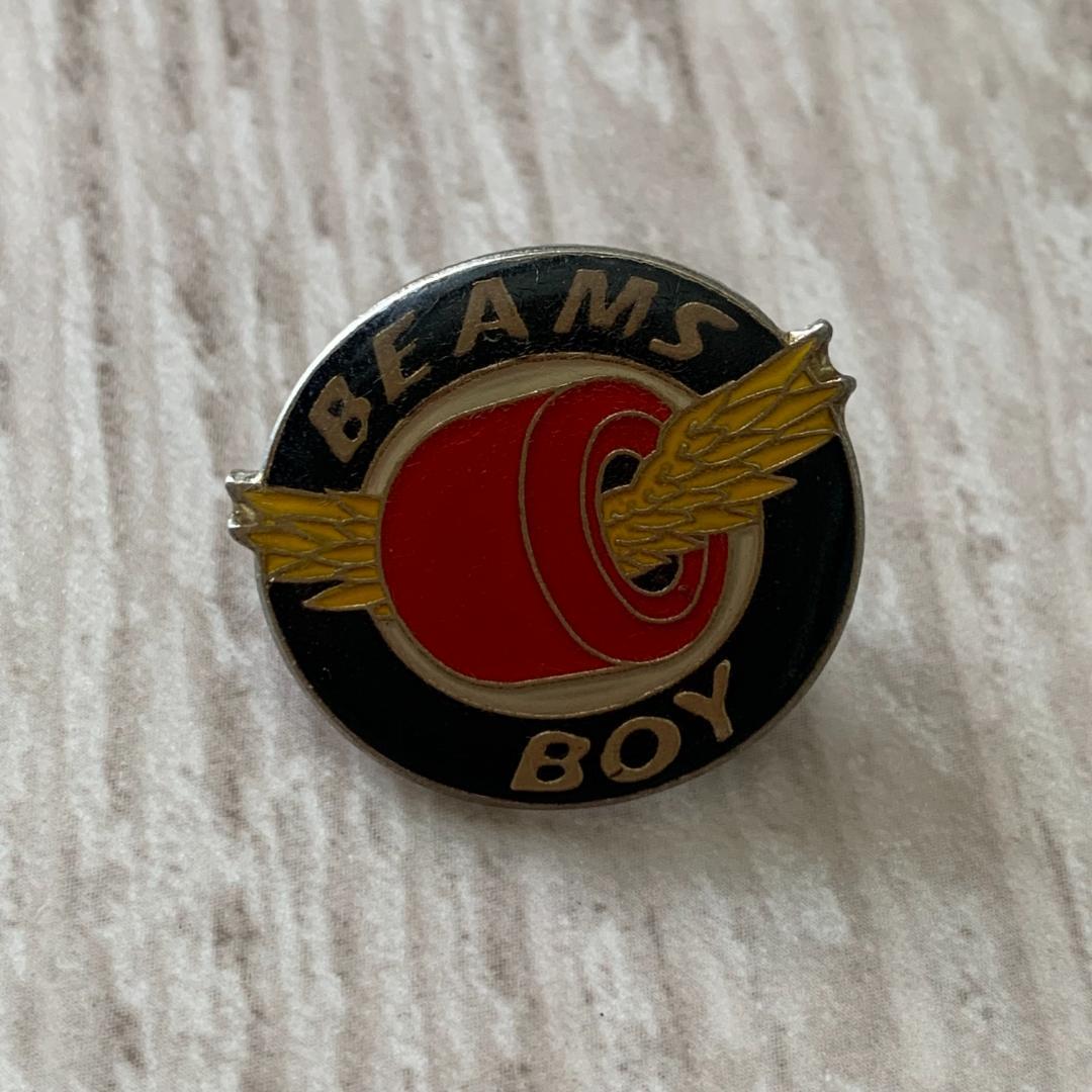 平成レトロ★当時物！ブランドパロディピンバッジ 5個セット ヒス ビームスなど