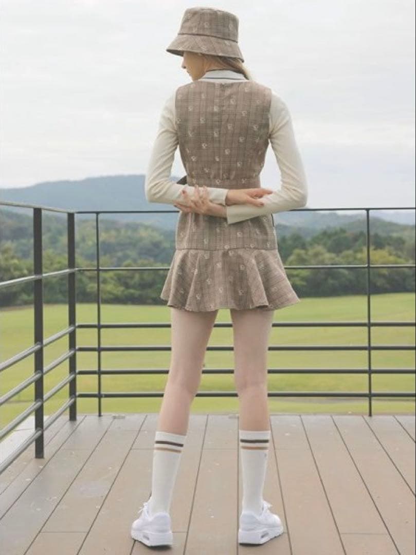 エンブロイダリーチェックワンピース,バケハセット