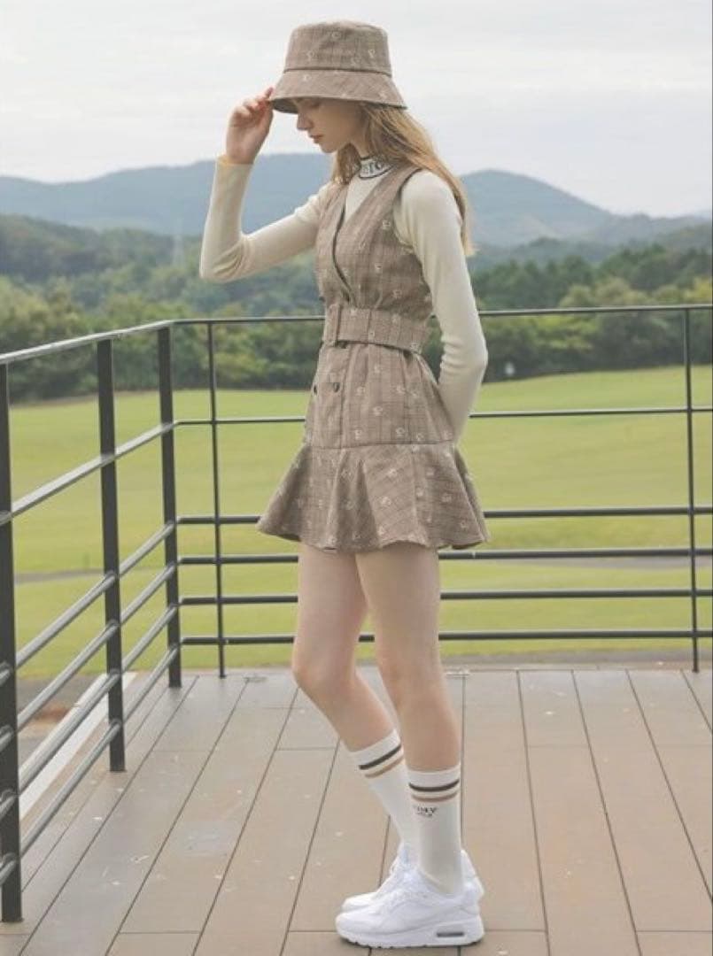 エンブロイダリーチェックワンピース,バケハセット