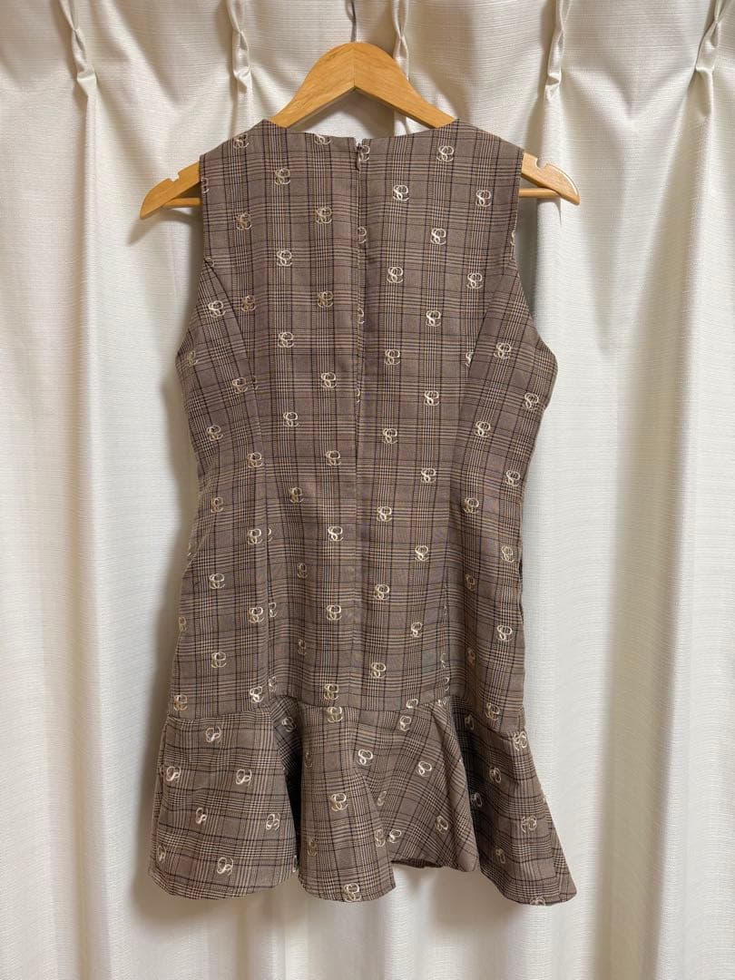 エンブロイダリーチェックワンピース,バケハセット