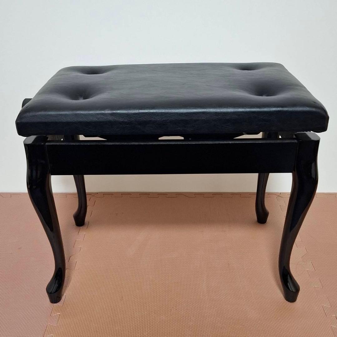 猫脚ピアノ椅子 高低自在椅子　【送料込/匿名発送】