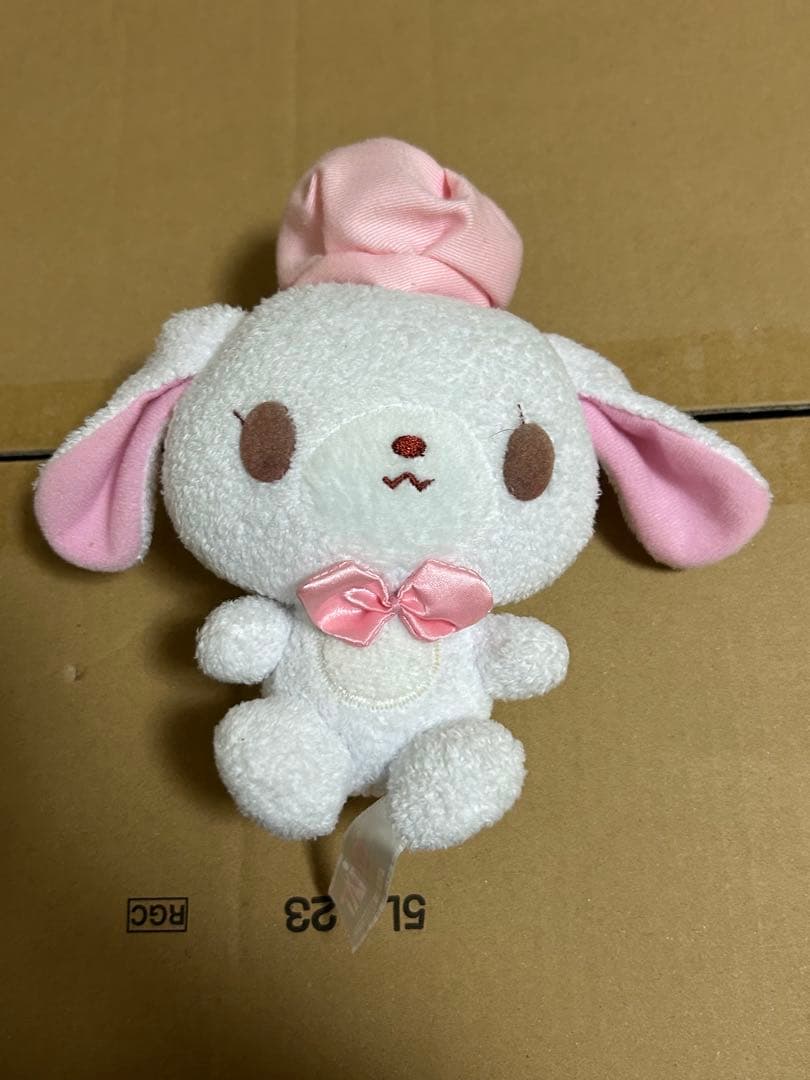 サンリオ　シュガーバニーズ　しろうさ　ぬいぐるみ　TAITO2008