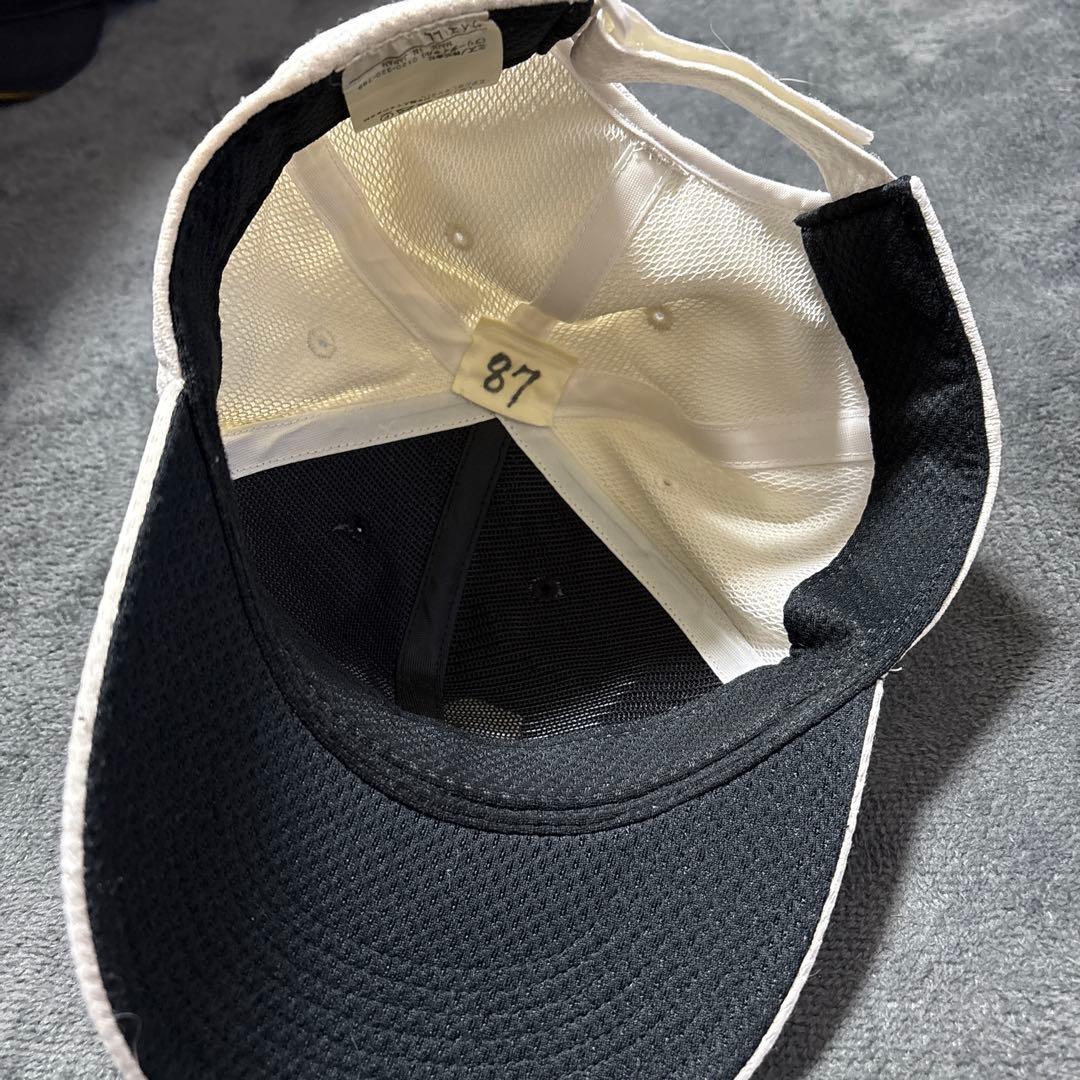 阪神タイガース　中村豊　実使用　沖縄キャンプ　キャップ