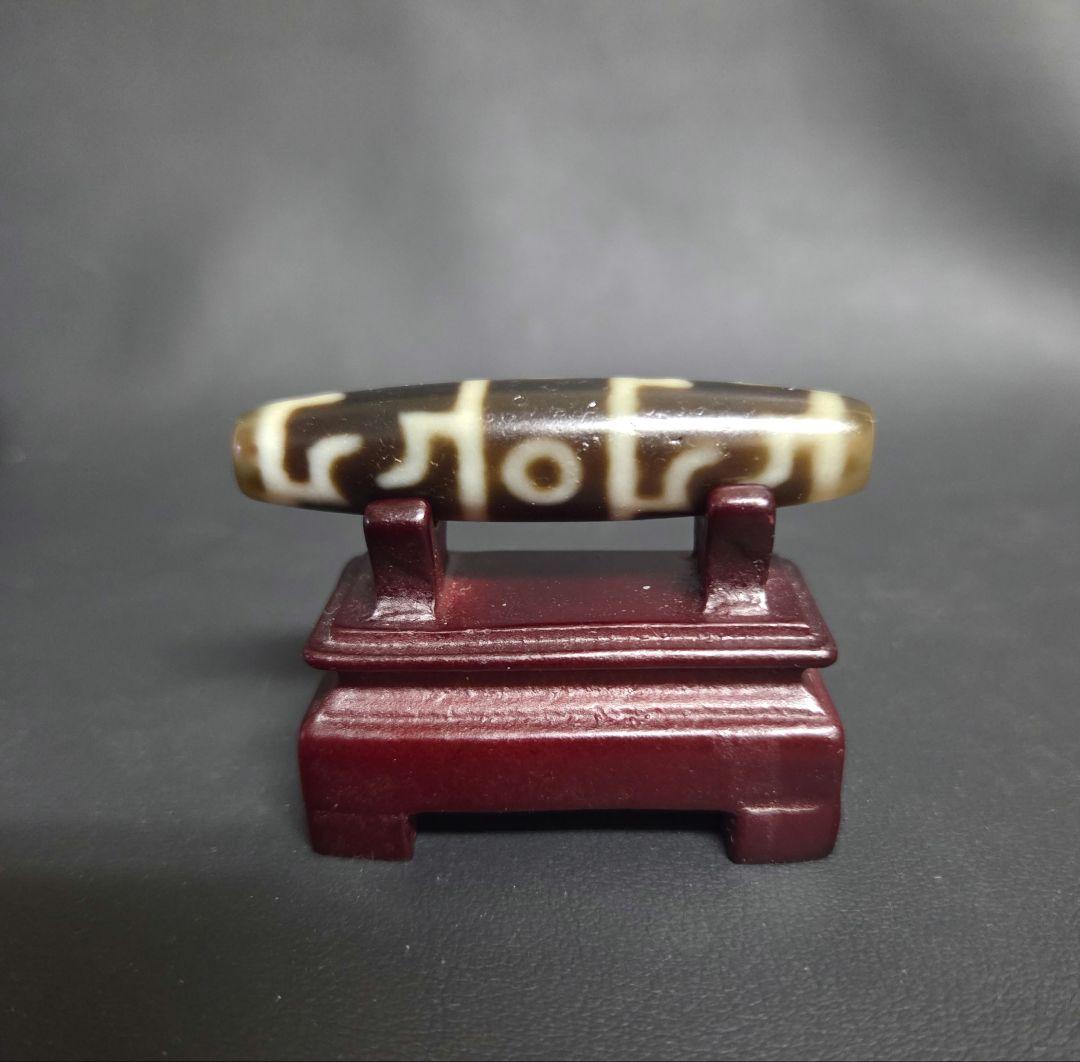 966　天珠　蓮師法器天珠　上質　貴重　dzibeads！