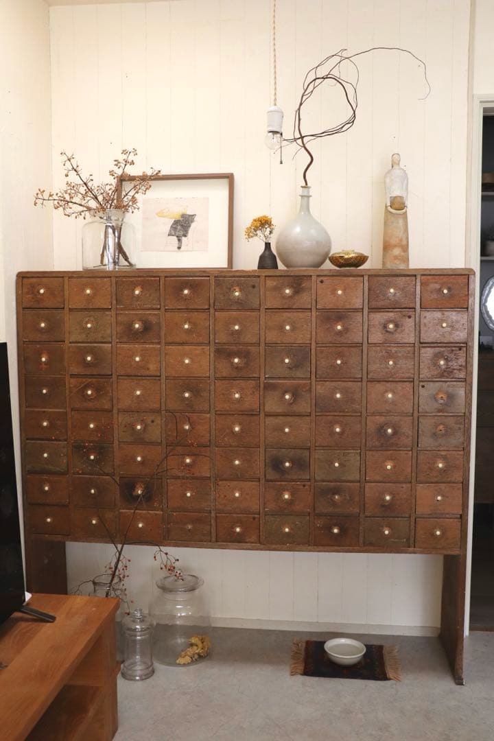 薬箪笥 72杯 古道具 アンティーク