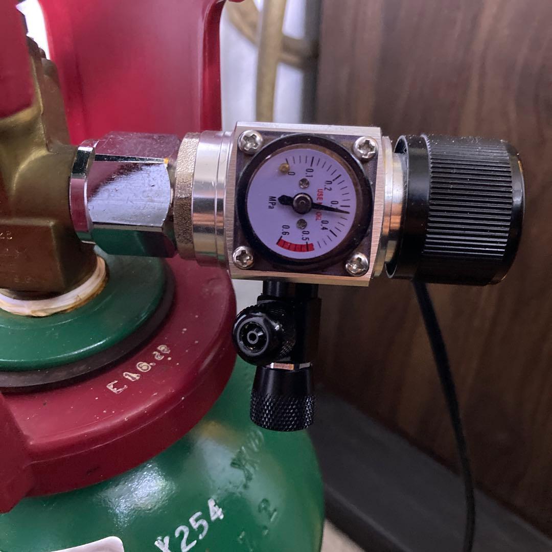 CO2レギュレーター RG-05 ＋ ミドボン5kg（残量約半分）セット