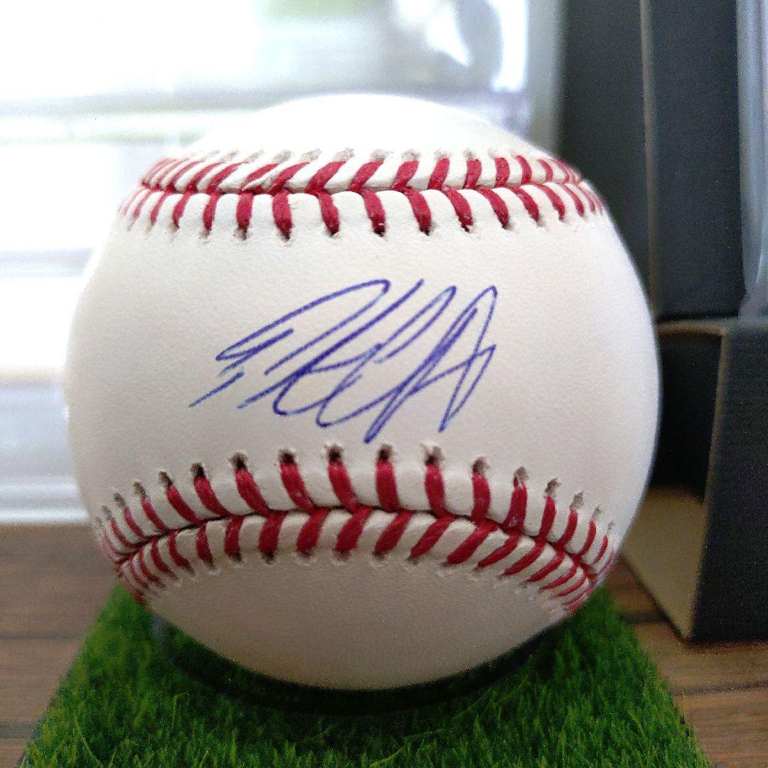 Pete crow armstrong 直筆サインボール JSA認証付き PCA