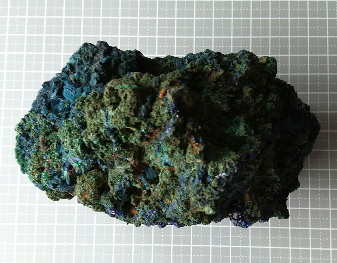 女神の叡智❇️ラオス産 アズライト マラカイト 美形状クラスター 868g