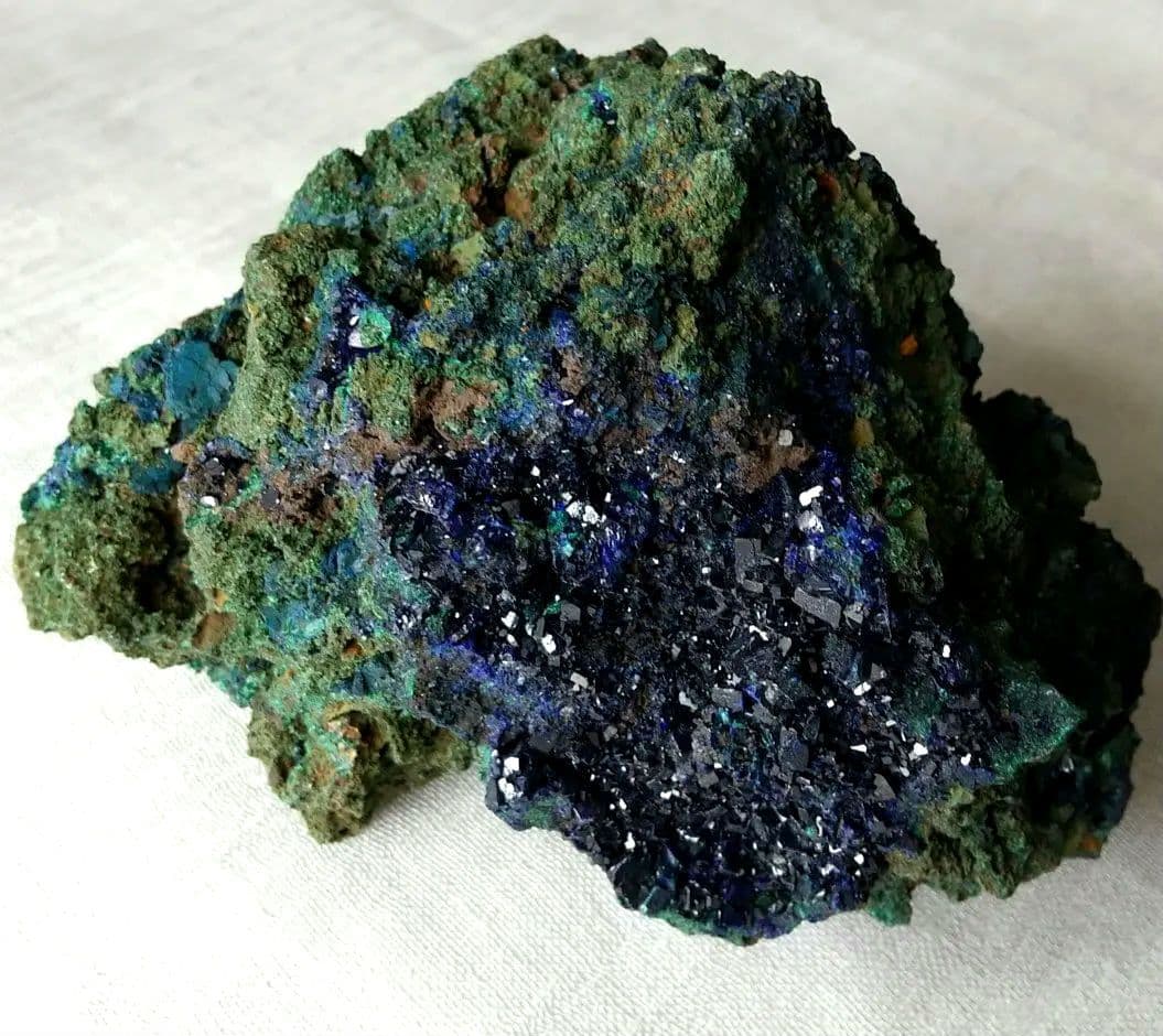 女神の叡智❇️ラオス産 アズライト マラカイト 美形状クラスター 868g