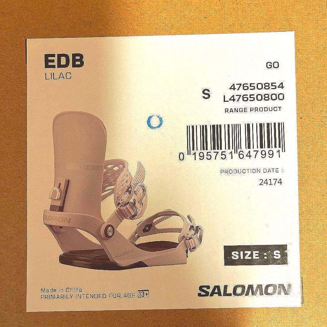 【新品】サロモン(SALOMON) スノーボードビンディング EDB レディース