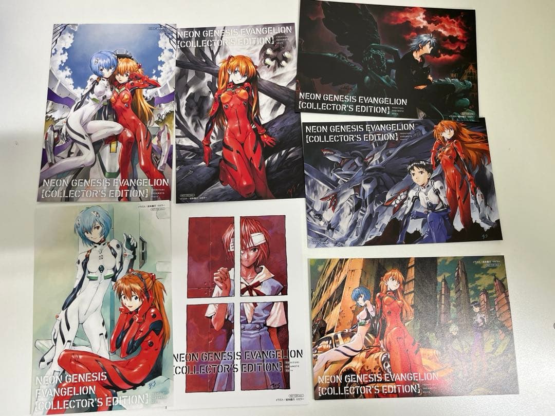 愛蔵版 新世紀エヴァンゲリオン 全7巻 + 非売品特典 イラストカード全14枚
