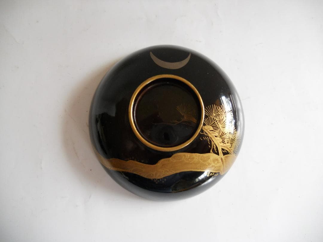 超希少　江戸末期 明治初期 桜井漆器 沈金 椀 10客 セットです。