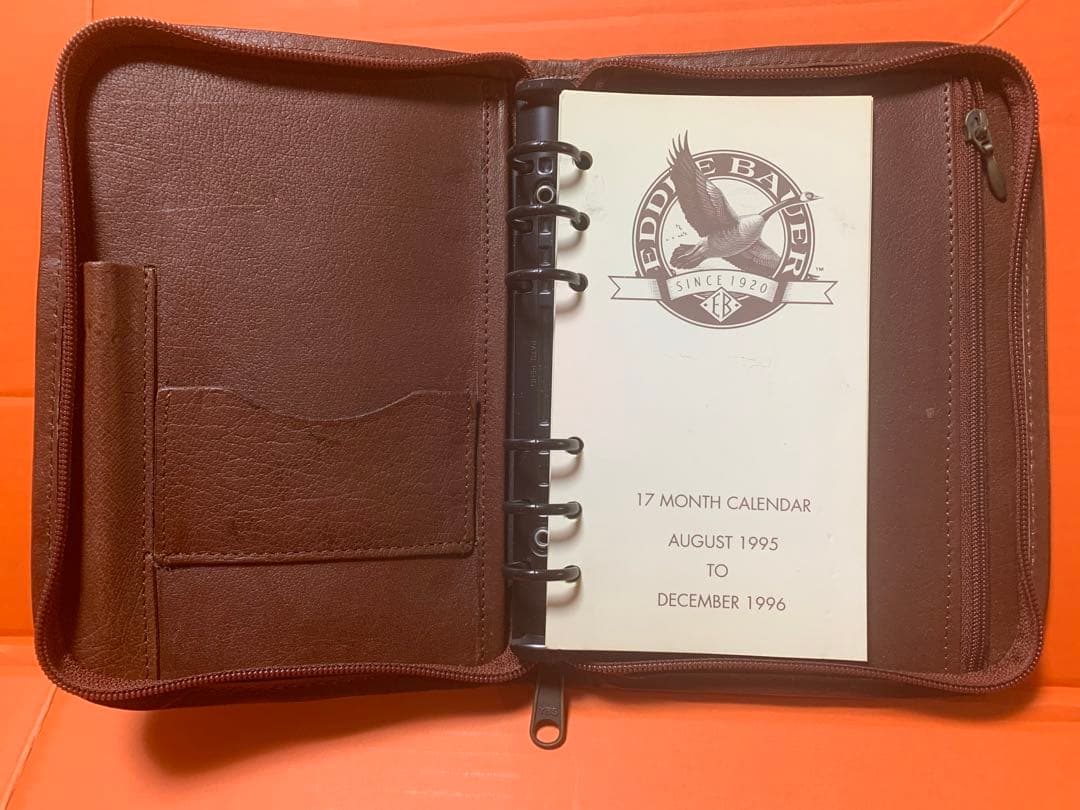 EDDIE BAUER エディーバウアー　システム手帳　1995〜1996激レア