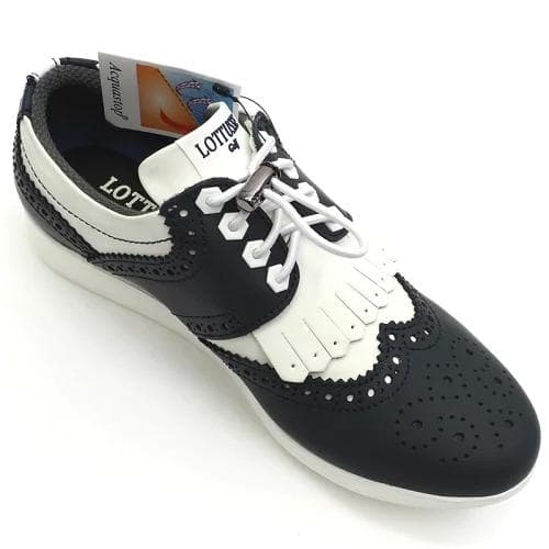 L05554 未使用品 ロトゥセ Golf レザーゴルフシューズ スパイクレス