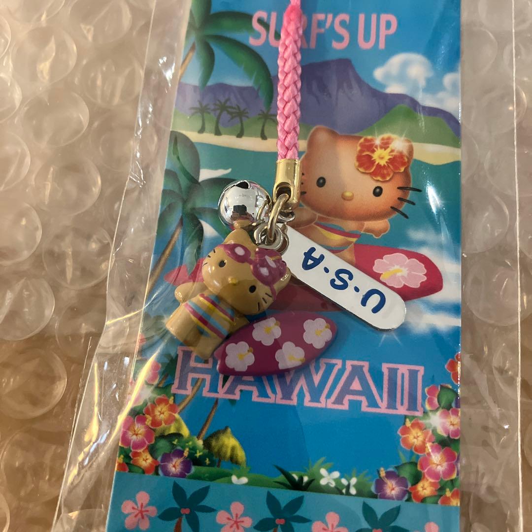 ハローキティ ご当地キティ　ハワイ限定　日焼けキティ　キーホルダー　レア　希少