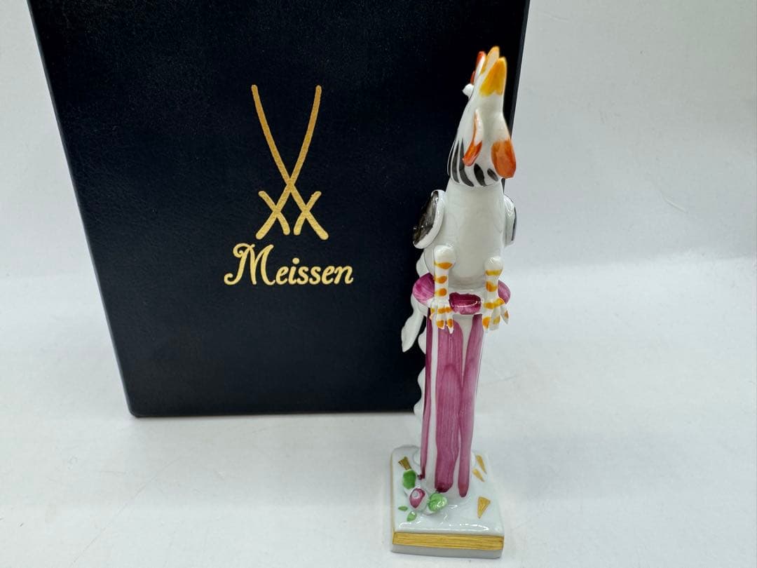 極美品 Meissen マイセン 干支シリーズ　フィギュリン 鳥　トリ　酉