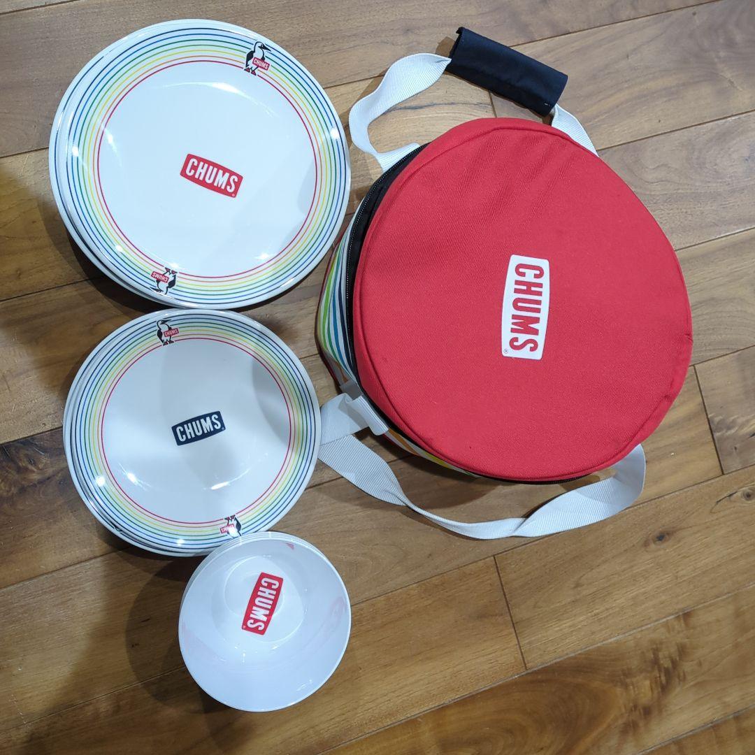 チャムス メラミンディッシュセット