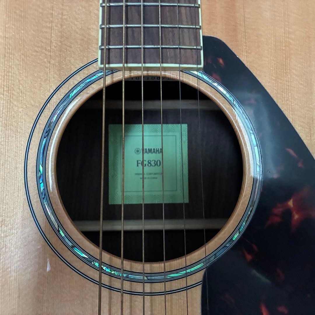【極微品】YAMAHA FG830 アコースティックギター　ソフトケース付