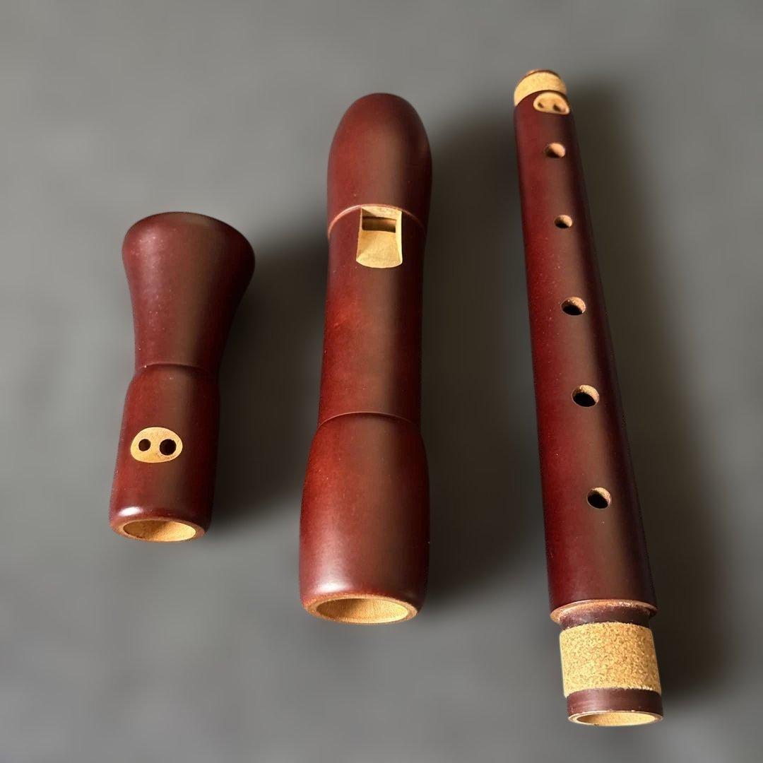 木製アルトリコーダー ケース付き