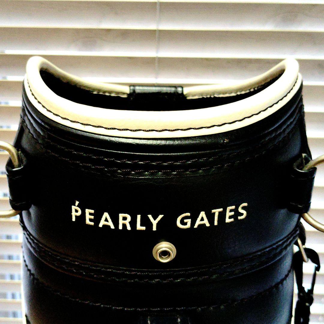 パーリーゲイツ　キャディバック　ツアー　9.5インチ　ネイビー