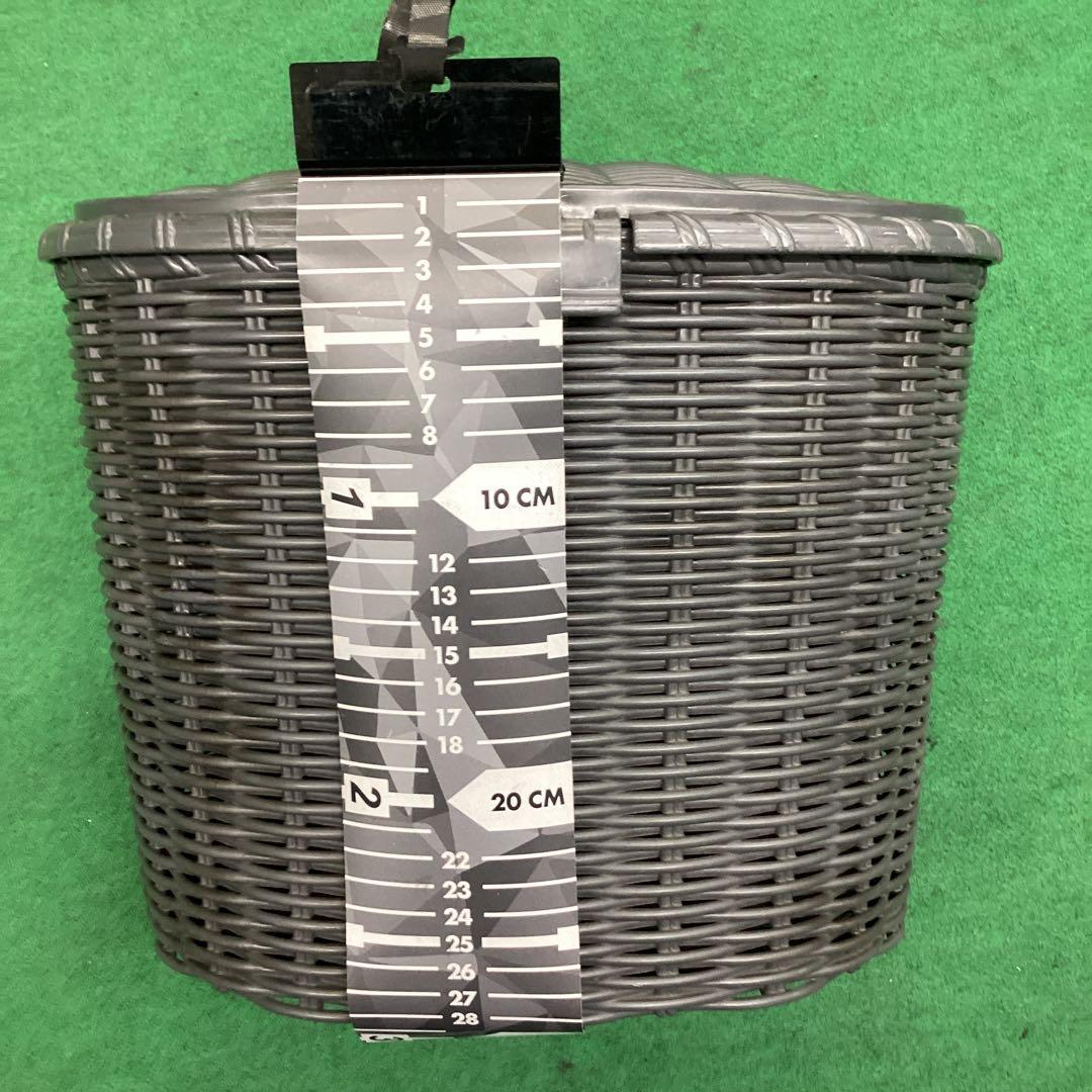 自転車用　前カゴ　OGK　FB-3600 フロントバスケット　ふた付