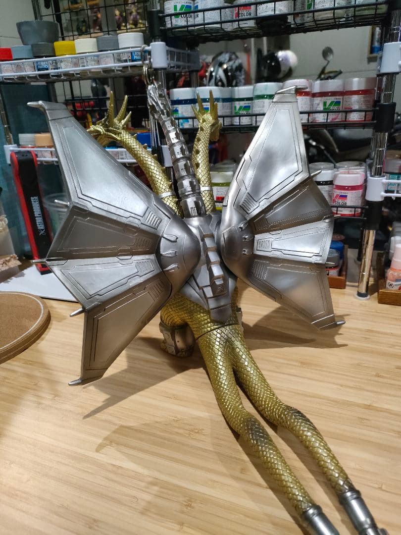 メカキングギドラ 1991 ソフビ 補強リペイント バンダイ 平成ゴジラ