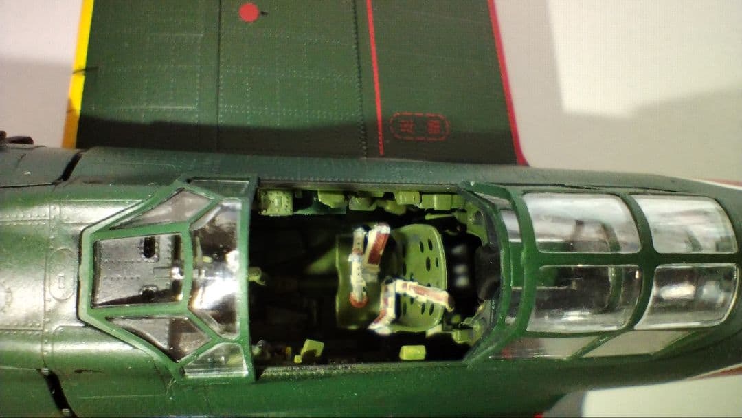 プラモデル完成機　1/48　零戦52型甲(三菱製)