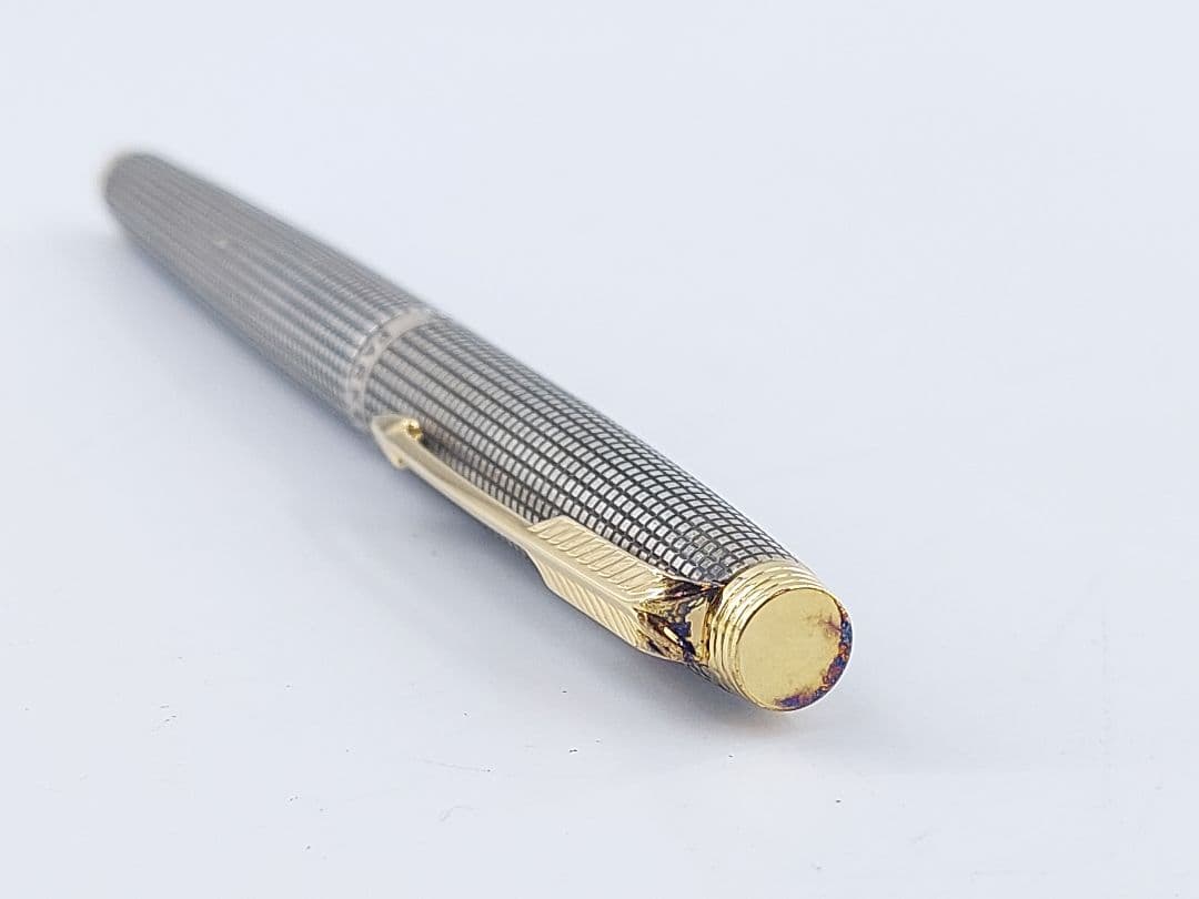 PARKER 75 パーカー 万年筆 スターリングシルバー 14K-585